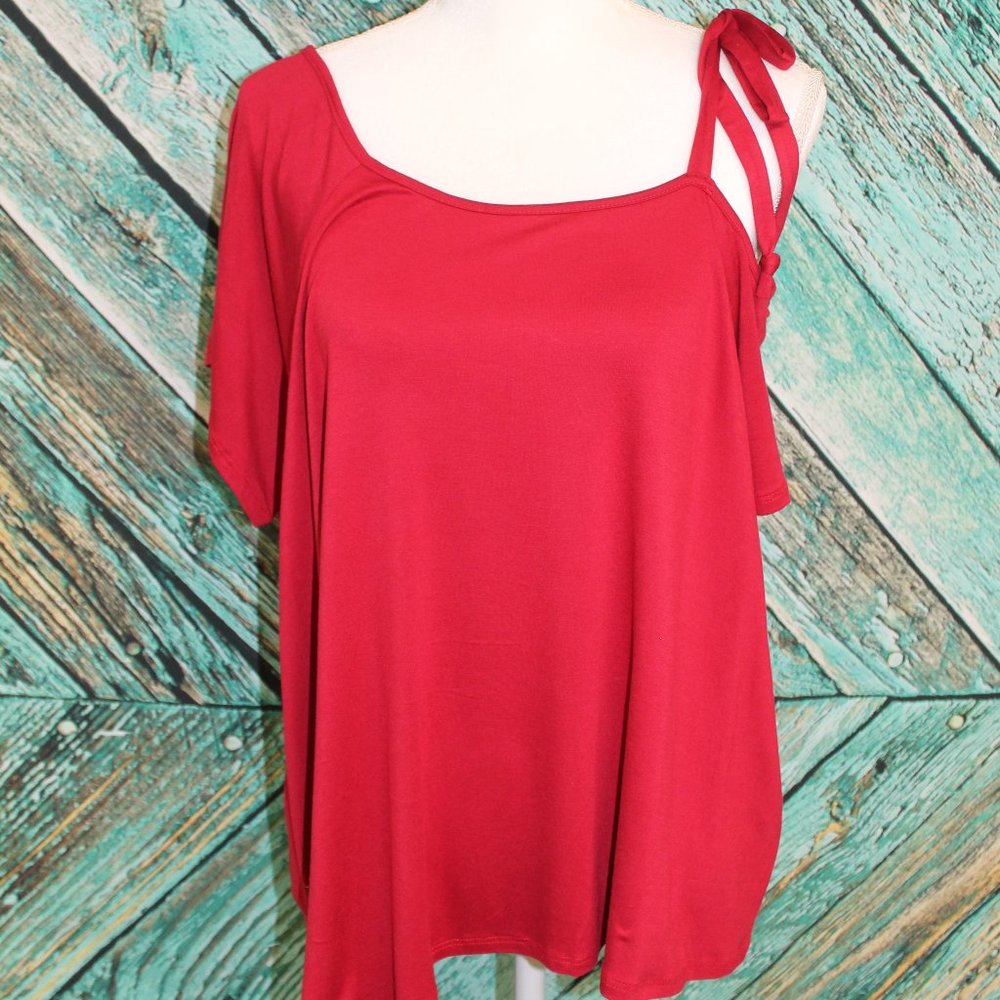 BluHeaven Red Off the Shoulder